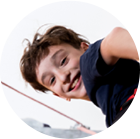 Model portraying Andrew, 11, in a hypothetical ADHD treatment scenario for children